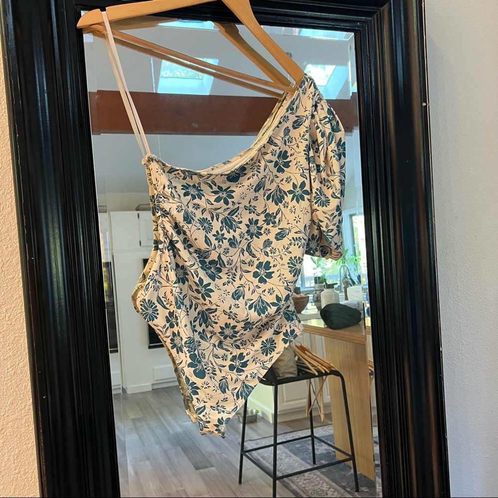 Free People floral bodysuit